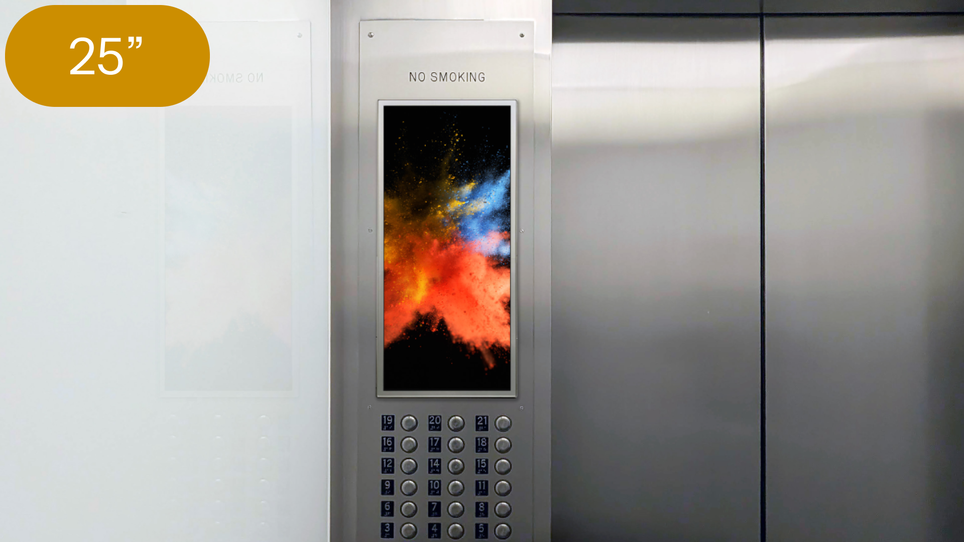 Tela de Elevador 25"
